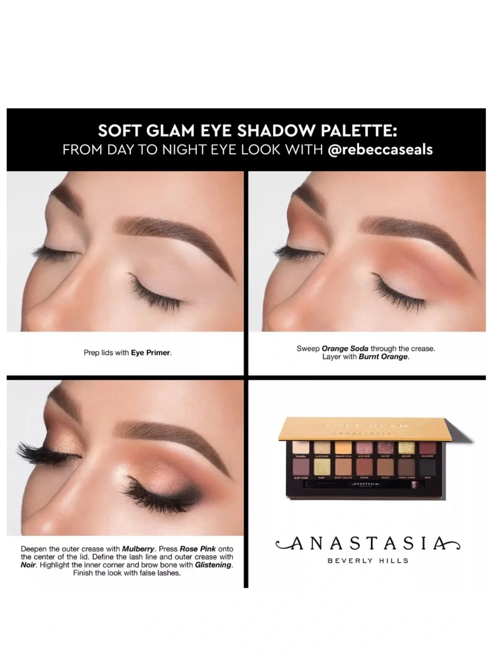Anastasia Beverly Hills Soft Glam Eyeshadow Palette NIB